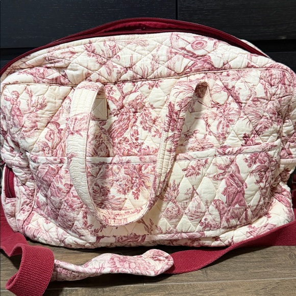 Elegant Pink Floral Women's Bag - Picture 5 of 5